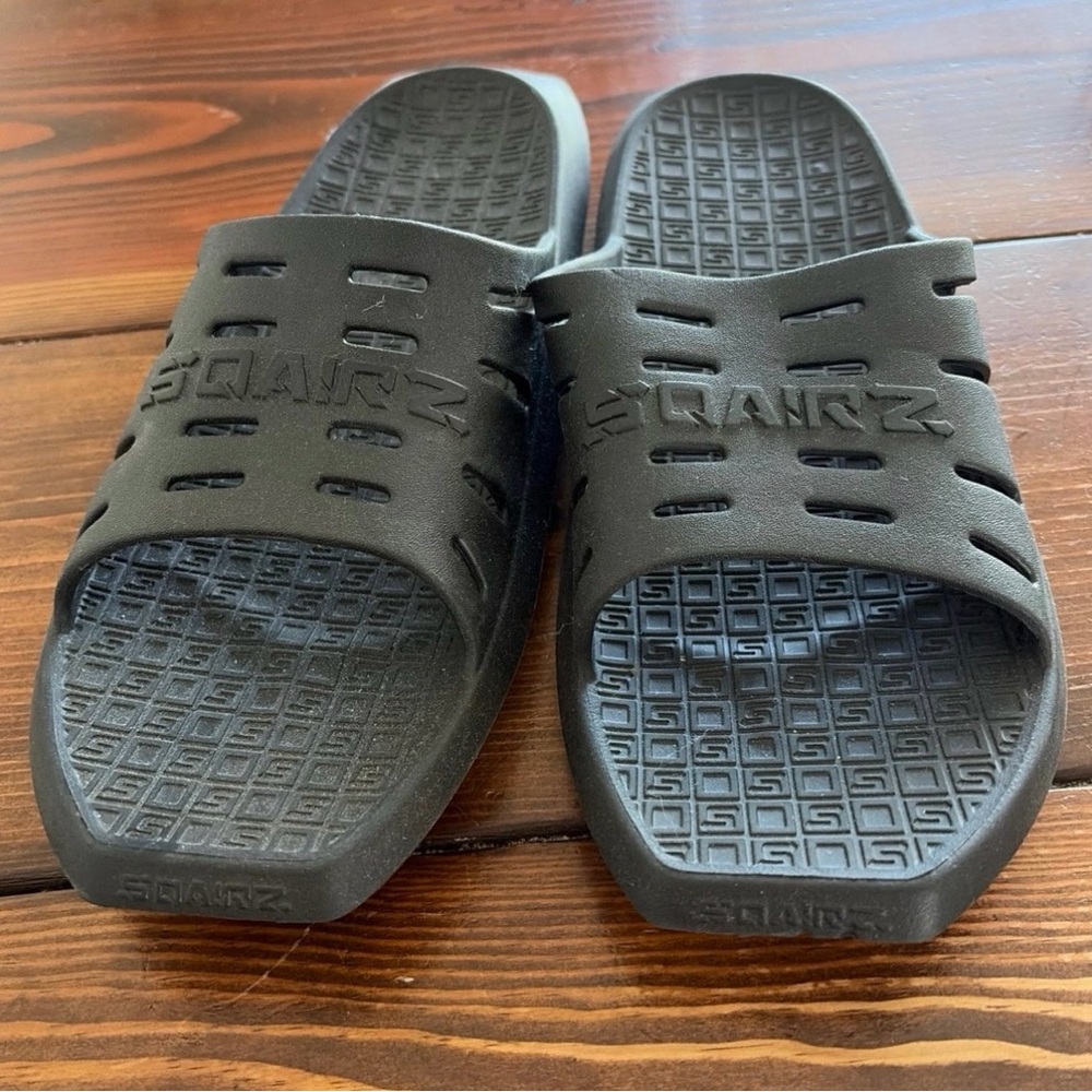 Black Sqairz Men's Slide Sandals